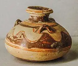 Alabastre helladique récent. Rhodes, c. -1350.