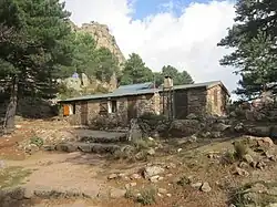 Refuge de Paliri (1&nbsp;040&nbsp;m) entre Bavella et Conca.