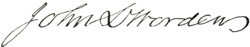signature de John Marston (marin)