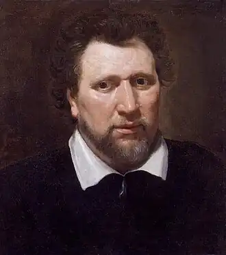 Portrait de Benjamin Jonson par Abraham van Blienberg, vers 1617.
