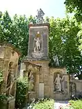 Monument de Joseph Sec côté jardin