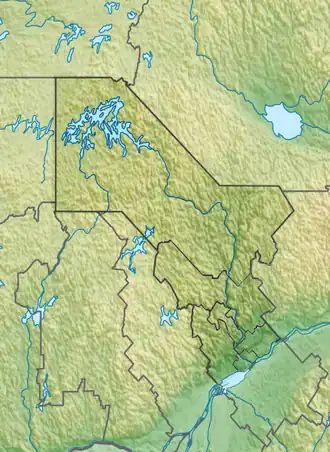 Voir sur la carte topographique de Mauricie
