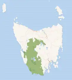 Image illustrative de l’article Zone de nature sauvage de Tasmanie