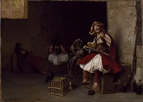 Bachi-bouzouk chantant&nbsp;en 1868.