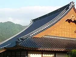 Bâtiment principal (détail du toit)