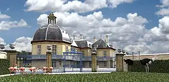 Restitution de la ménagerie de Versailles.