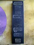 Calibres pour marquer les sacs, à l'expédition.