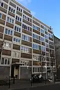 Façade des numéros 24-26 rue Godefroid de Bouillon