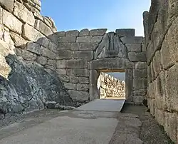 Porte des lionnes à Mycènes