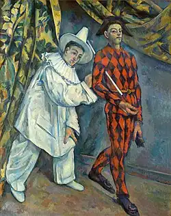 Paul Cézanne Pierrot et Arlequin musée des Beaux-Arts Pouchkine.