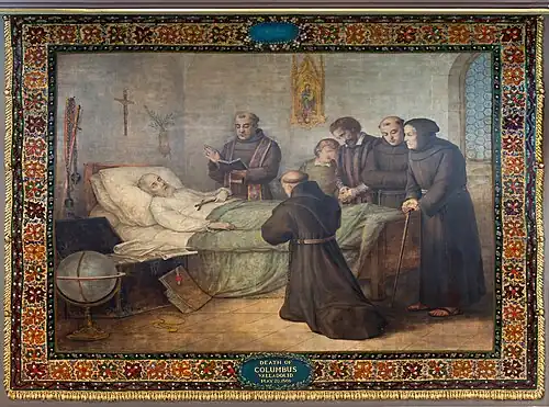 Mort de Colomb, Valladolid, 20 mai 1506.