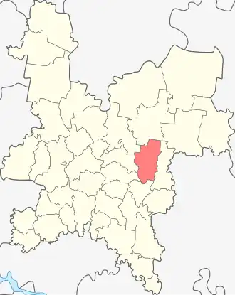 Localisation de Raïon de Zouïevka