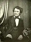 Le peintre Adolph Friedrich Vollmer, vers 1845.