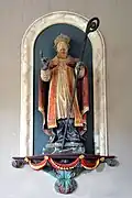 La statue de Saint-Martin Évêque. (XVIIIe&nbsp;siècle).
