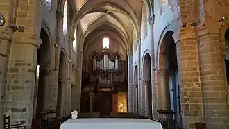 L'intérieur de l'église en juillet 2017.