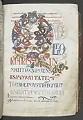 Début du psaume 51 (52), Quid Gloriaris, f.33r.