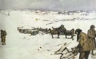 Frank Crozier : Mametz en hiver pendant la Grande Guerre.