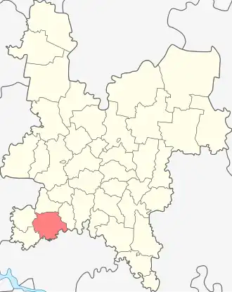 Localisation de Raïon d'Iaransk