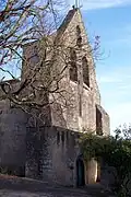 Le clocher-mur et le porche (mars&nbsp;2012)