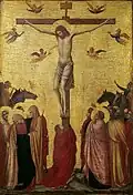 Crucifixion, par Giotto di Bondone vers 1315.