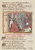 Vigiles de Charles&nbsp;VII (fol. 177) – Remise des clés de Rouen à Charles VII (1449)