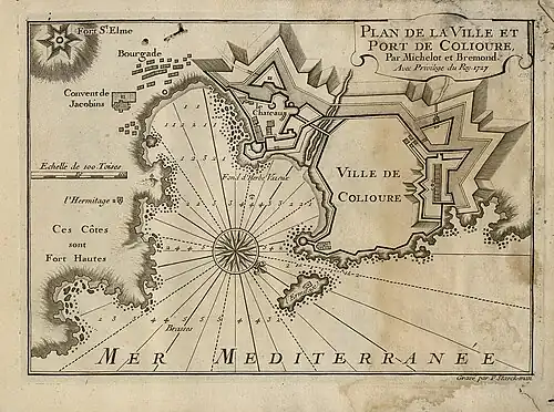 Plan de Collioure.