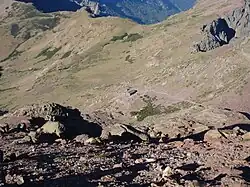 Refuge de Ciòttulu à i Mori (1&nbsp;990&nbsp;m).