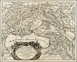 Carte de la Tartarie d'Europe ou Petite Tartarie (Tartaria d'Europa ouero Piccola Tartaria)