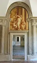 Paolo Farinati, Le suicide de Lucrèce, environ 1590, fresque restaurée en 2016.