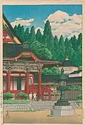 Kawase Hasui, Minobusan Kuonji, 1930.
