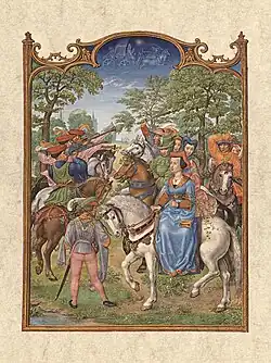 Brevarium Grimani (fol. 6v), livre d'heures flamand.