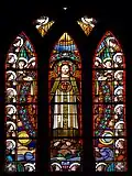La verrière Cœur Sacré de Jésus.