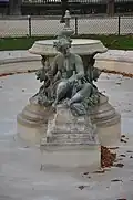 Musique avec une Lyre et un flambeau.
