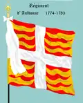 régiment d’Aulbonne de 1774 à 1783