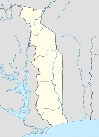 Voir sur la carte administrative du Togo