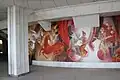 Peinture murale dans le foyer du public