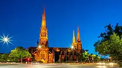 La cathédrale Saint-Patrick de Melbourne.