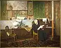 My Studio, Eleanor Norcross, 1891, huile sur toile, Fitchburg Art Museum, Massachusetts.