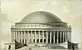 Projet pour l'opéra de Paris, 1781.