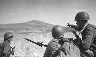 La colline lors de la Seconde Guerre mondiale.