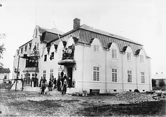 La villa lors de sa construction en 1905.