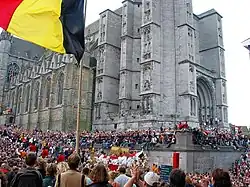 La remontée du Car d'Or (Ducasse de Mons).