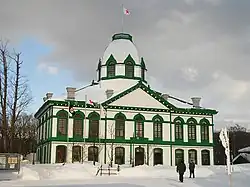 Réplique du siège du bureau de colonisation de Hokkaidō.