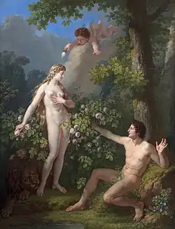Le Premier Homme et la Première Femme, 1798, Salon de 1801, collection privée