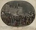 L'exécution du marquis de Favras le 19 février 1790 à Paris.