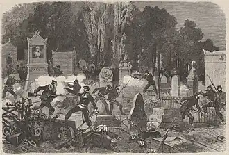 Derniers combats au Père-Lachaise le 27 mai.