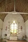 Intérieur, côté chevet.