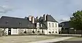 Façade du manoir côté cours