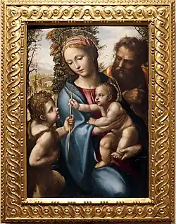 Sacra famiglia con San Giovannino.