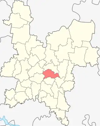 Localisation de Raïon de Koumiony